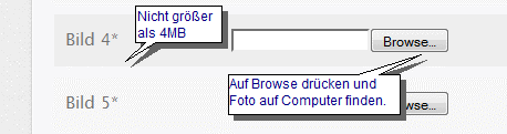 eintrag bearbeiten fotosupload